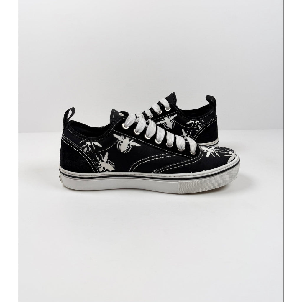 Size 7.5 - Dior Low Top Canvas Bee Sneakers