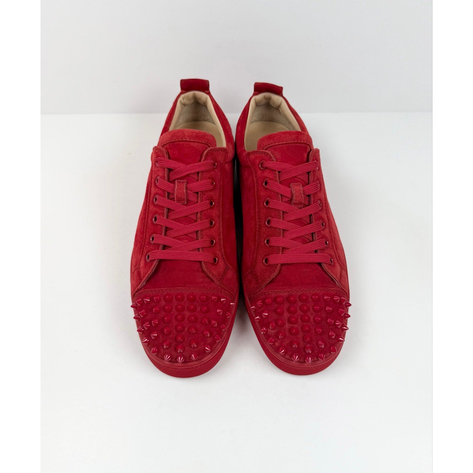 Size 45EU/12US - Christian Louboutin Red Suede Spike