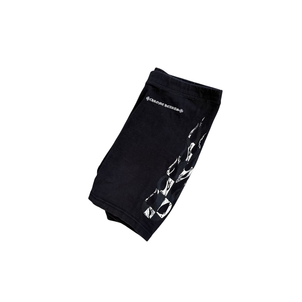 Size M - Chrome Hearts Matty Boy Flames Biker Shorts
