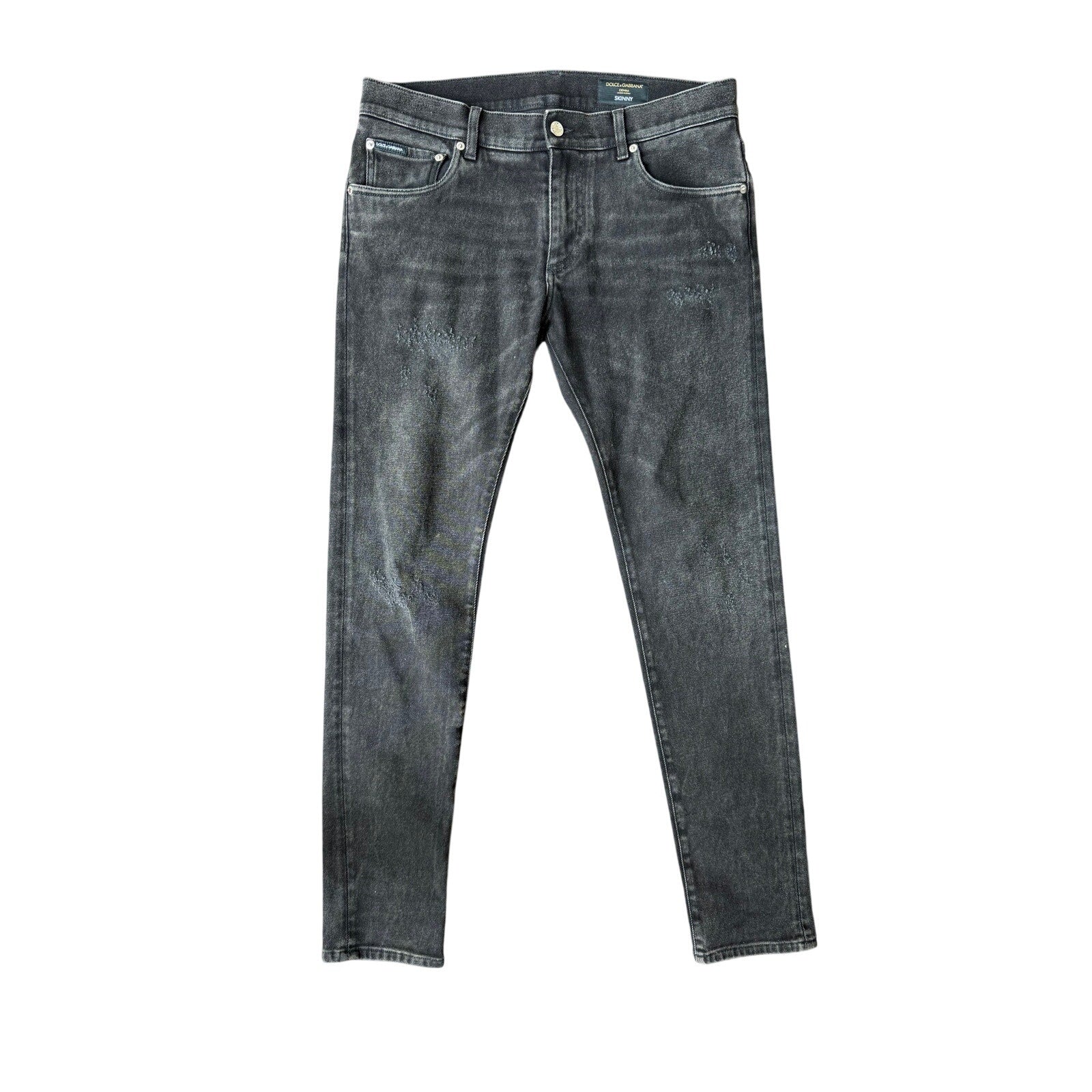 Size M - Dolce & Gabbana DG Graffiti Denim Jacket & Jeans Set