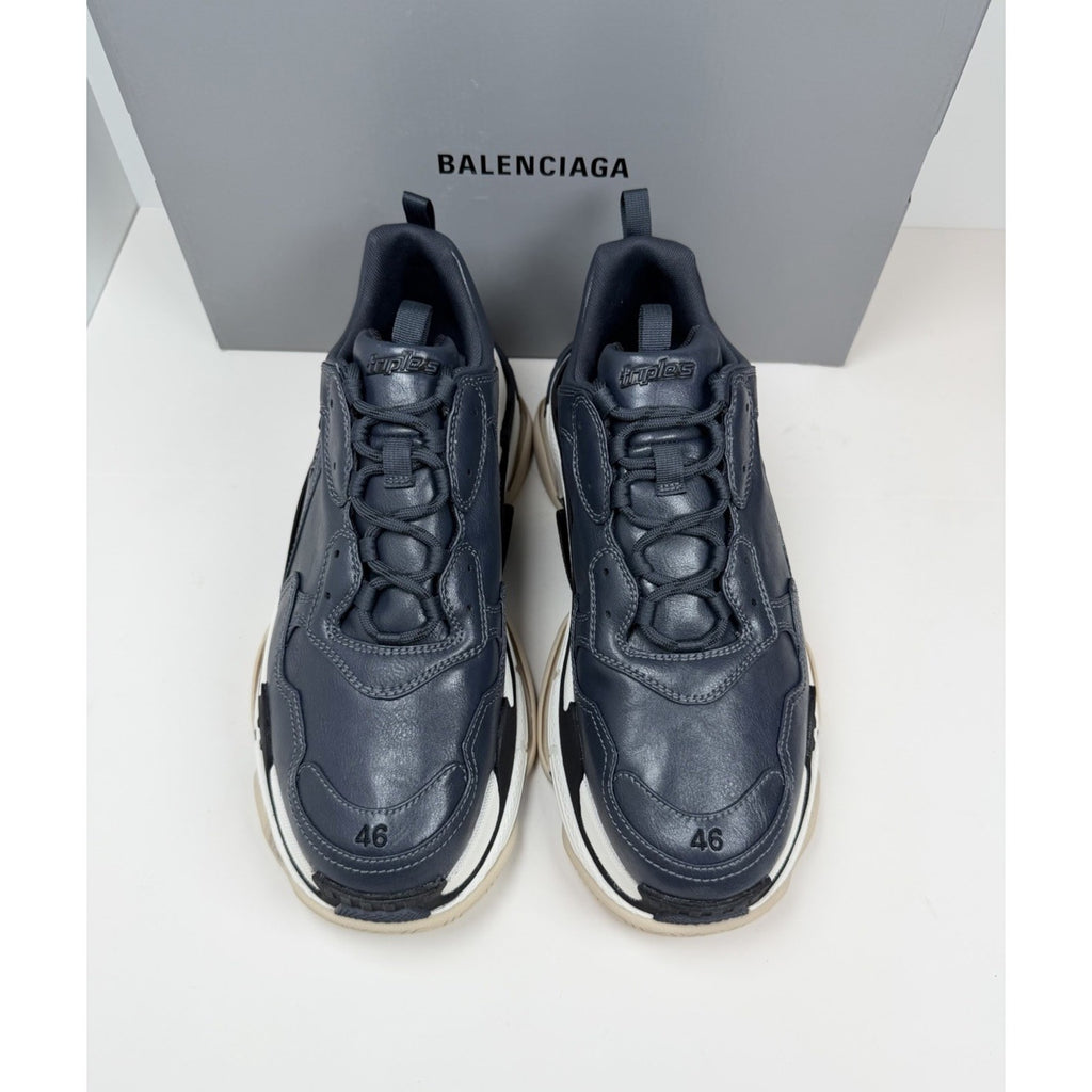 Size 46EU/13US - Balenciaga Triple S Stone Blue NEW