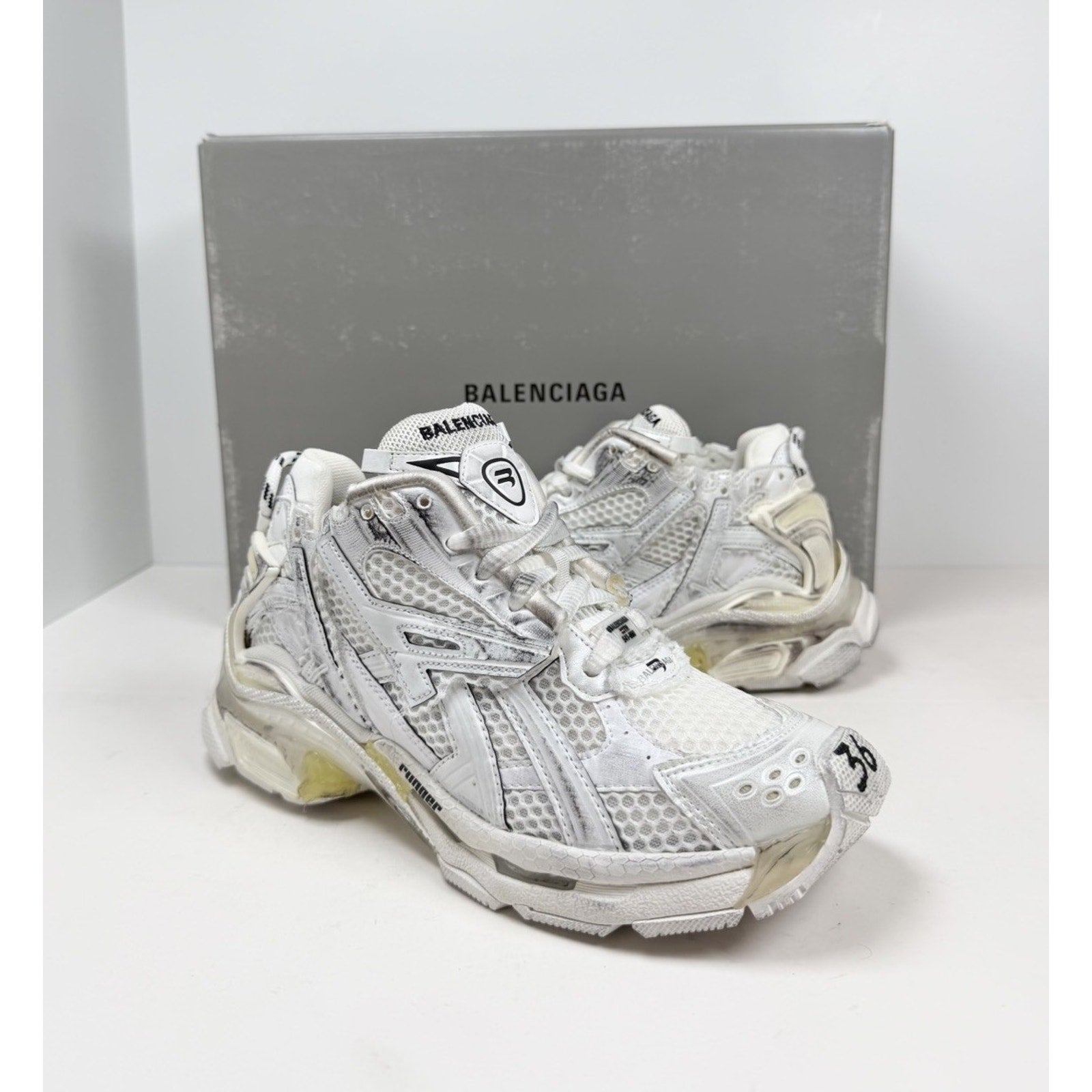 Size 36EU/6W - Balenciaga Runner Kith Distressed Sneakers NEW