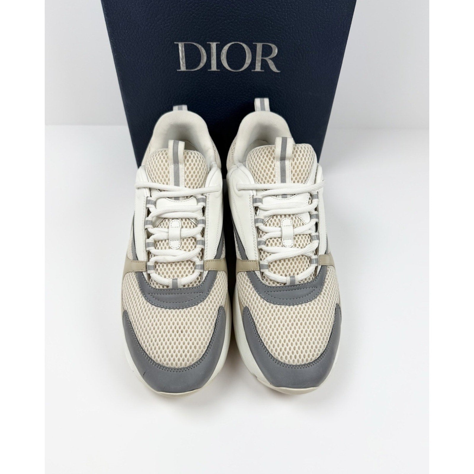 Size 46EU/13US- Dior B22 Cream Beige White Trainers🍦
