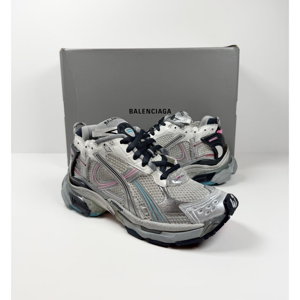 Size 42EU/9US - Balenciaga Runner Grey Pink Blue NEW