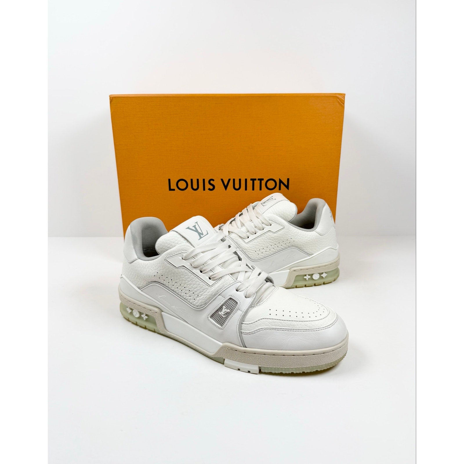 Size 8.5UK/10US - Louis Vuitton White Trainer