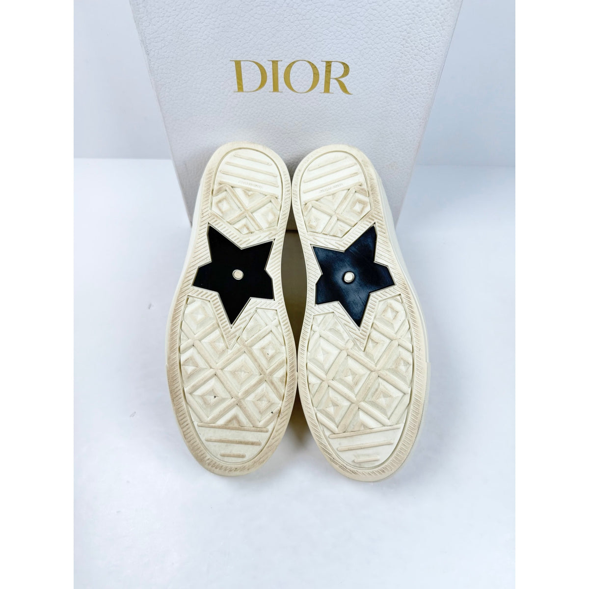 Size 7.5 - Dior Walk’N’Dior Gold Oblique Low Top Women