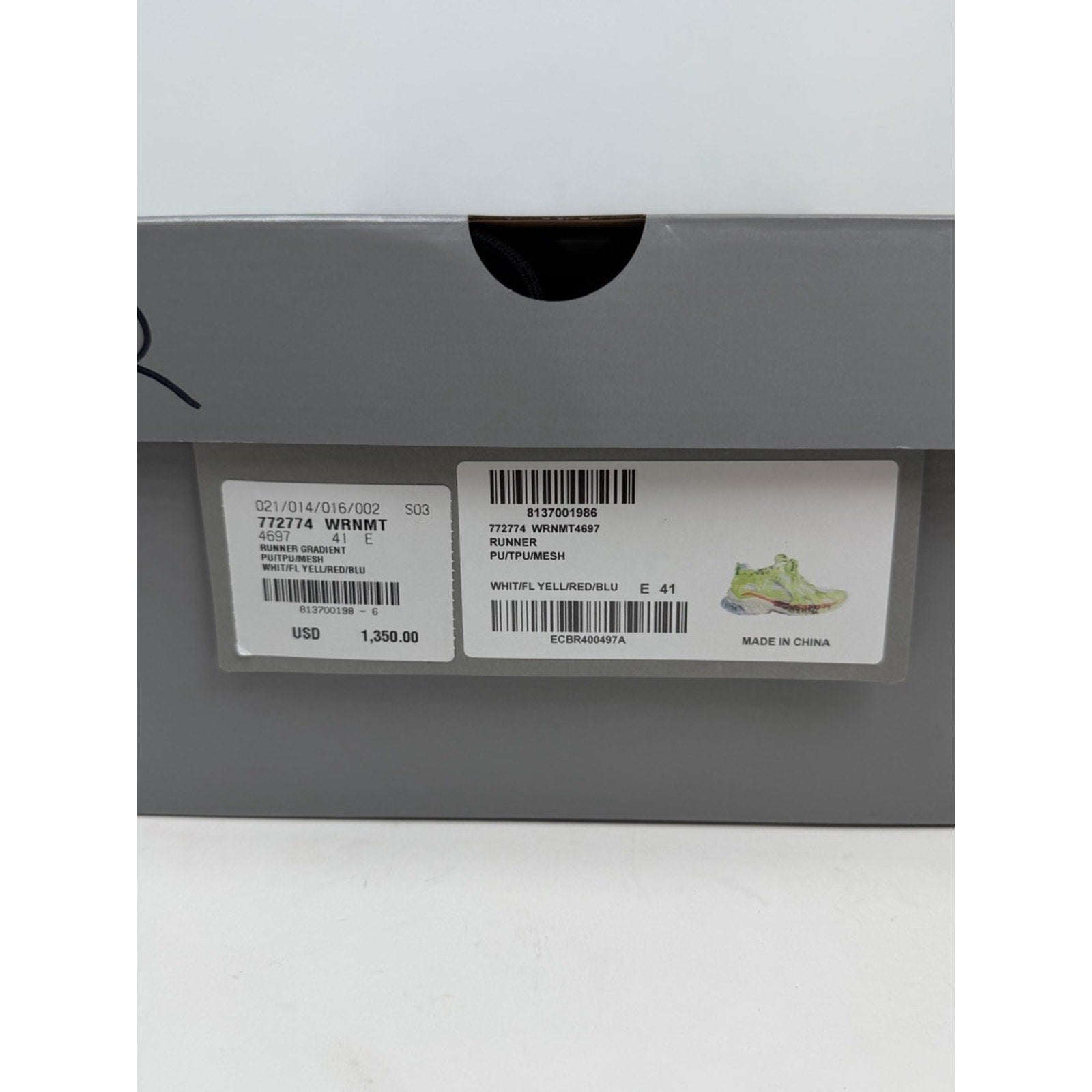 Size 41EU/8US - Balenciaga Runner Marathon Unreleased NEW