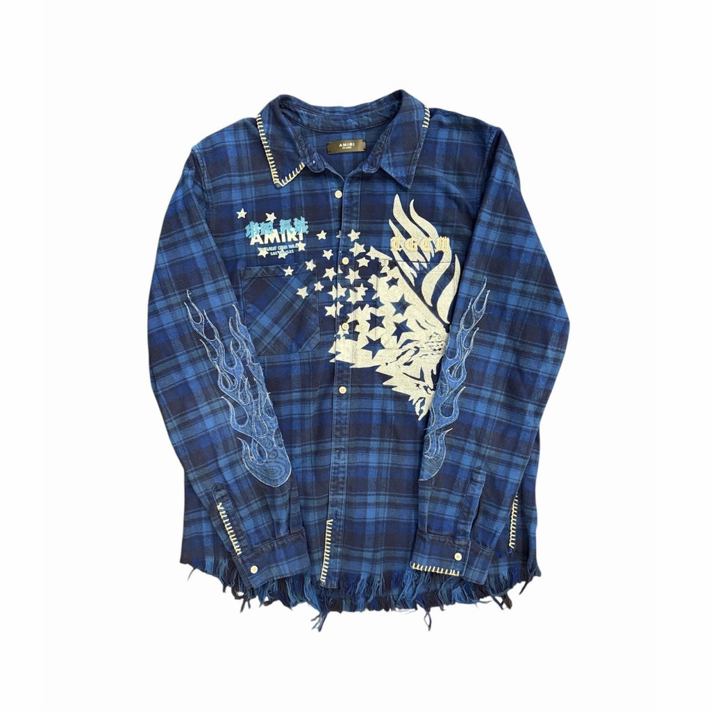 Size 2XL - Amiri Long Sleeve Button Down Flannel