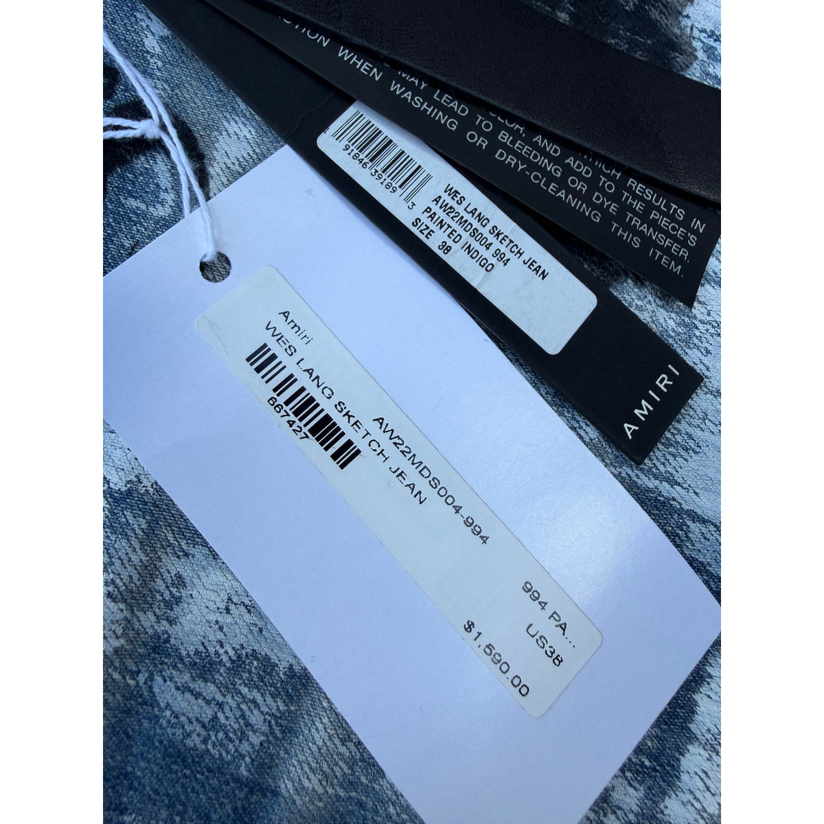 Size 38 - Amiri X Wes Lang Jeans NEW
