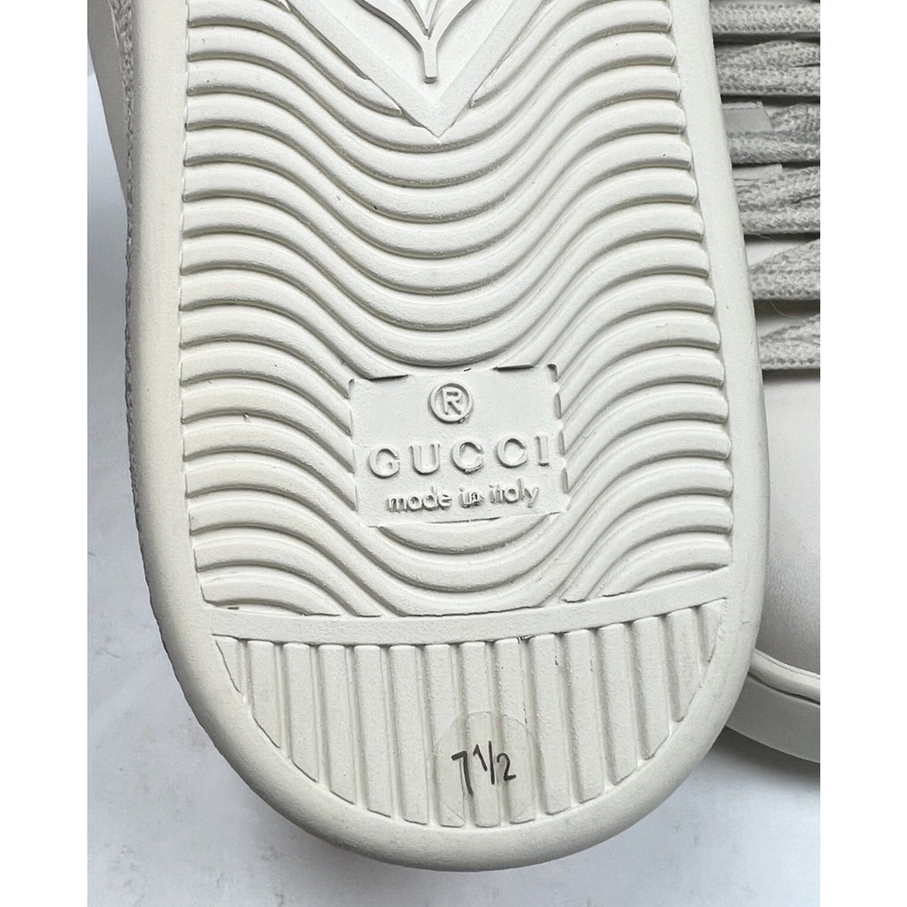 Size 8US - Gucci Ace x Disney “Mickey” Ivory Leather NEW