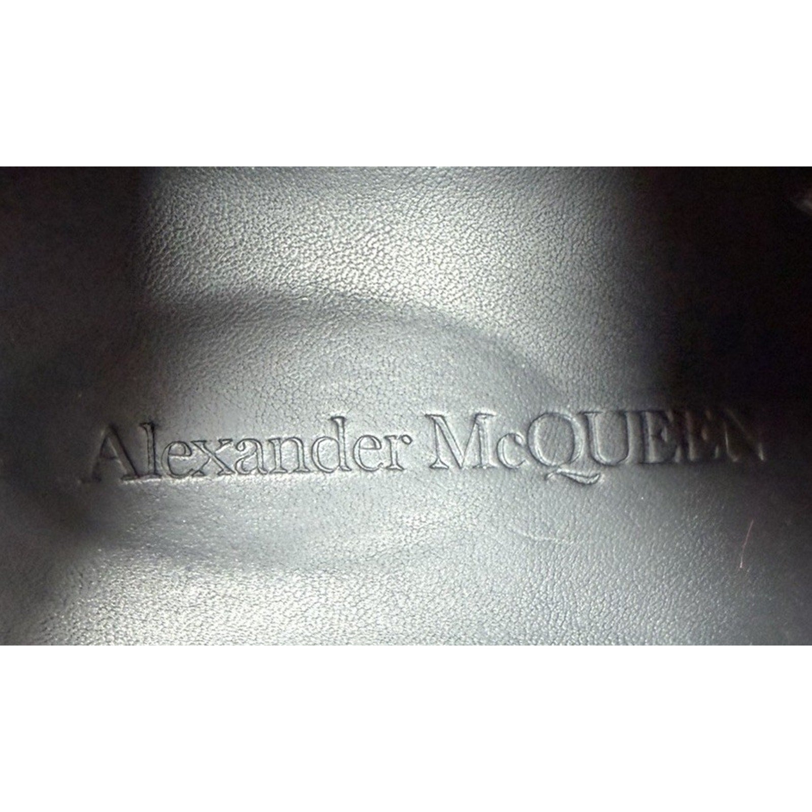 Size 6.5US - Alexander McQueen Black Crocodile Sneakers￼