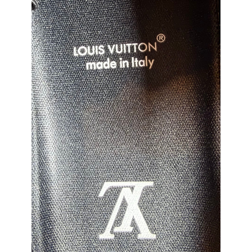 Size 7.5UK/8.5US - Louis Vuitton Black Leather Trainers