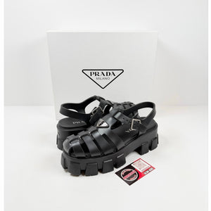Size 40EU/10 - Rubber Monolith Sandals Women NEW