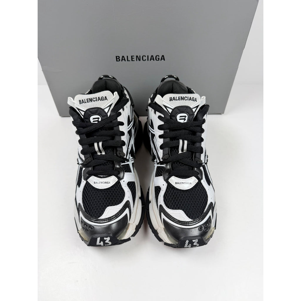Size 43EU/10US - Balenciaga Runner Black White