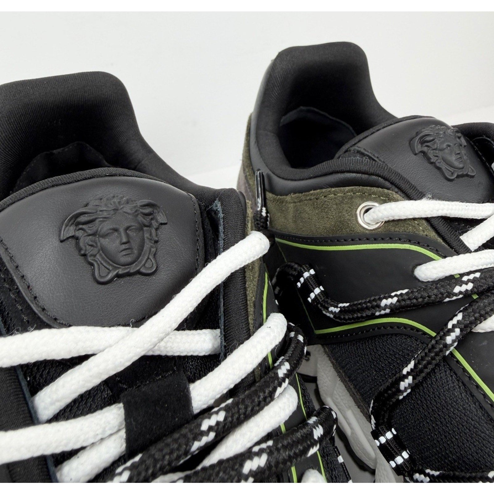 Size 46EU/13US - Versace Trigreca Olive Green NEW!