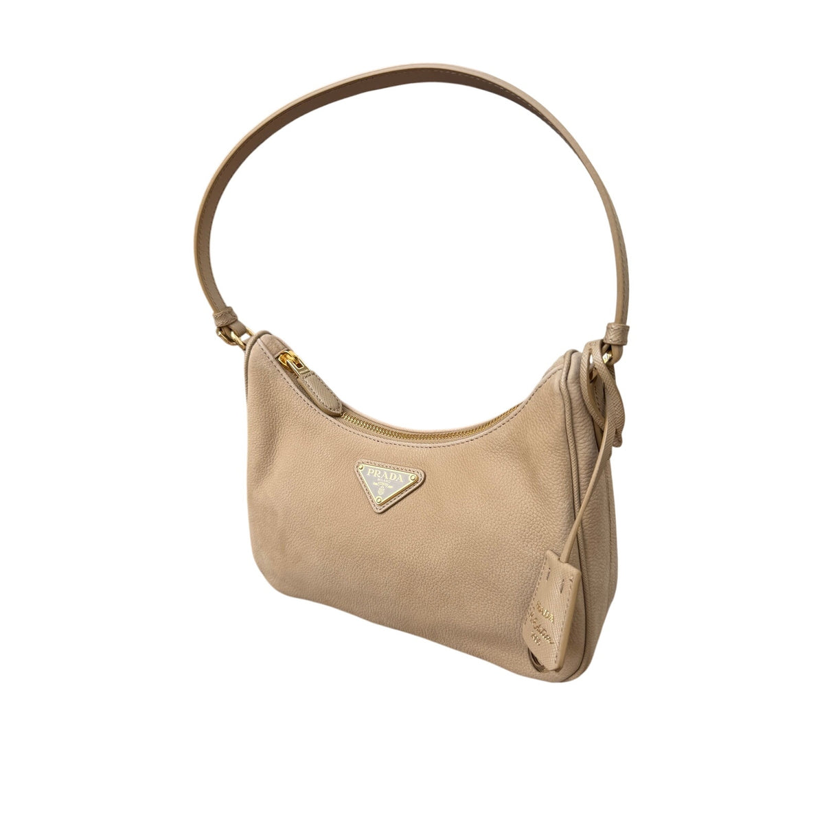 Prada Re-Edition 2005 nubuck & Saffiano leather mini-bag NEW
