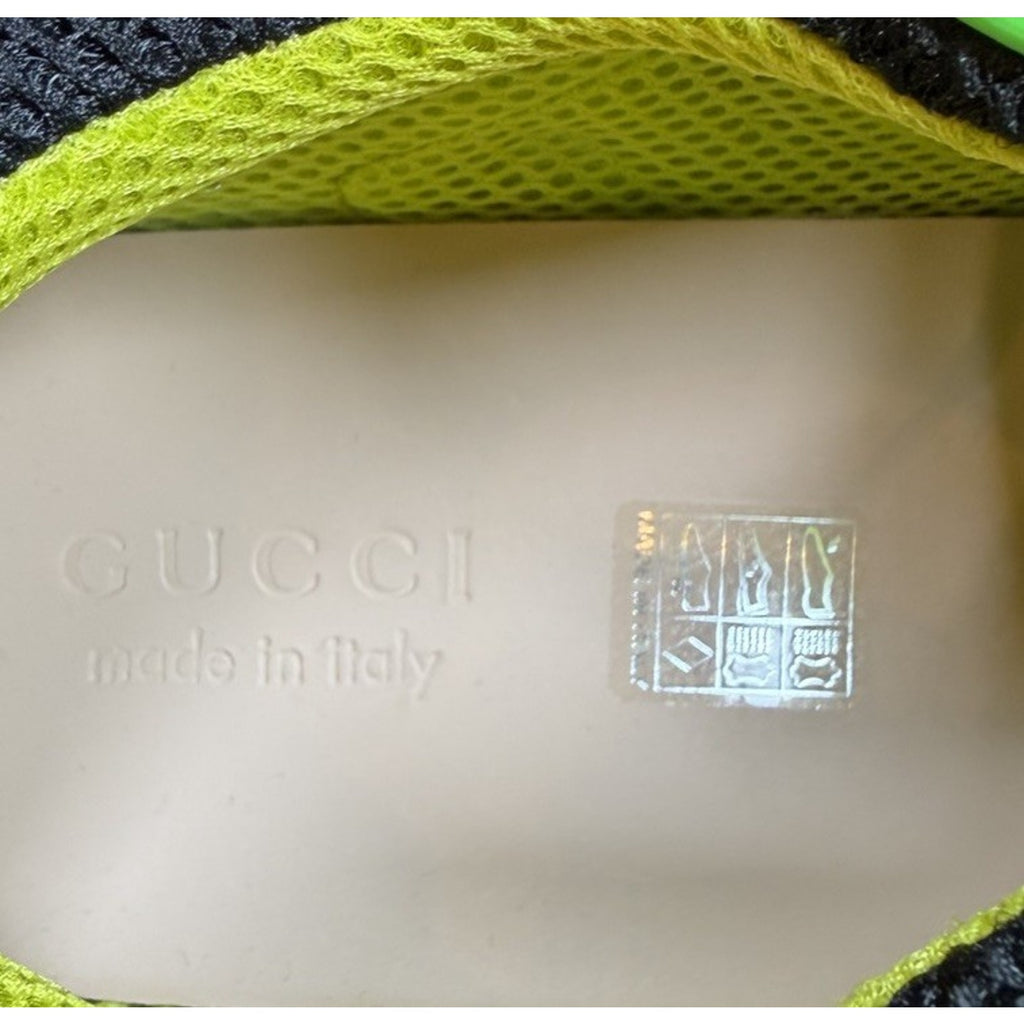 Size 10US - Gucci Flashtrek Neon Green NEW