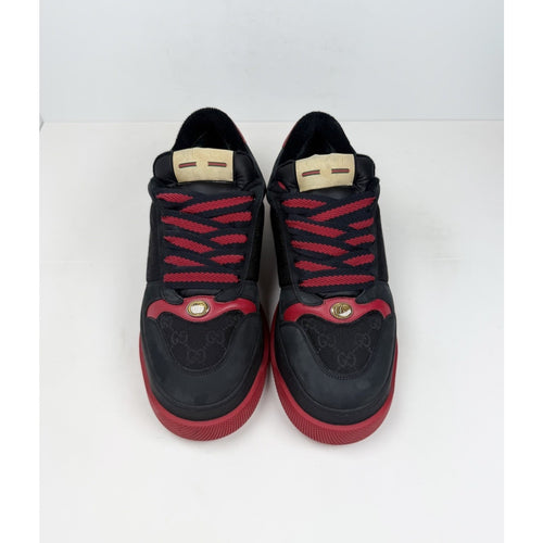 size 11.5US - Gucci Double Screener GG Black Red