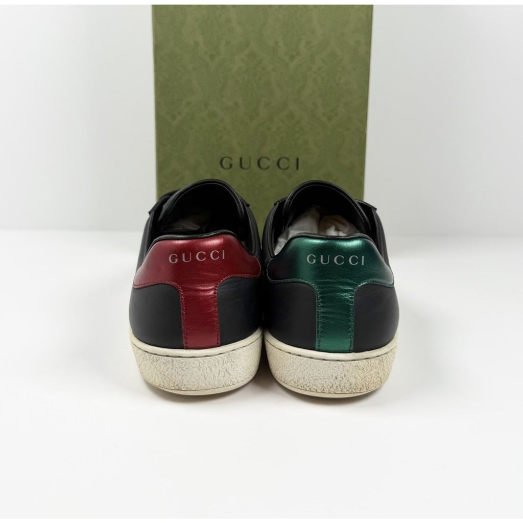 Size 8US - Gucci Ace Kingsnake Leather Sneakers