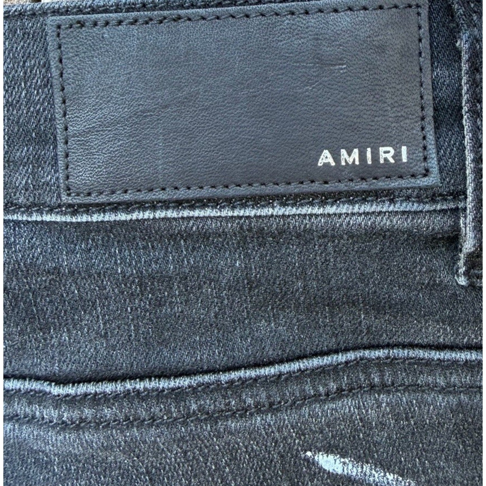 Size 34 - Amiri Aged Black MA Drip Jeans NEW