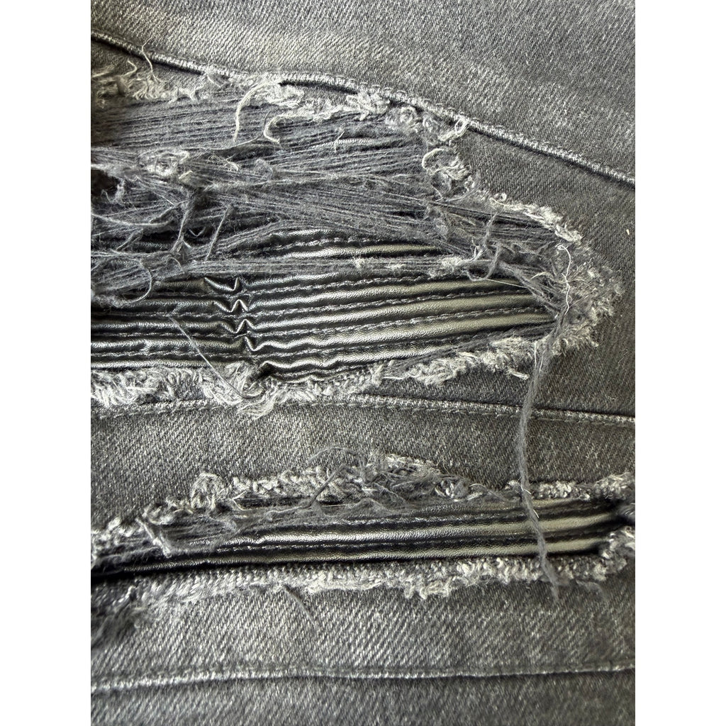 Size 32 - Balmain Biker Denim Distressed Jeans
