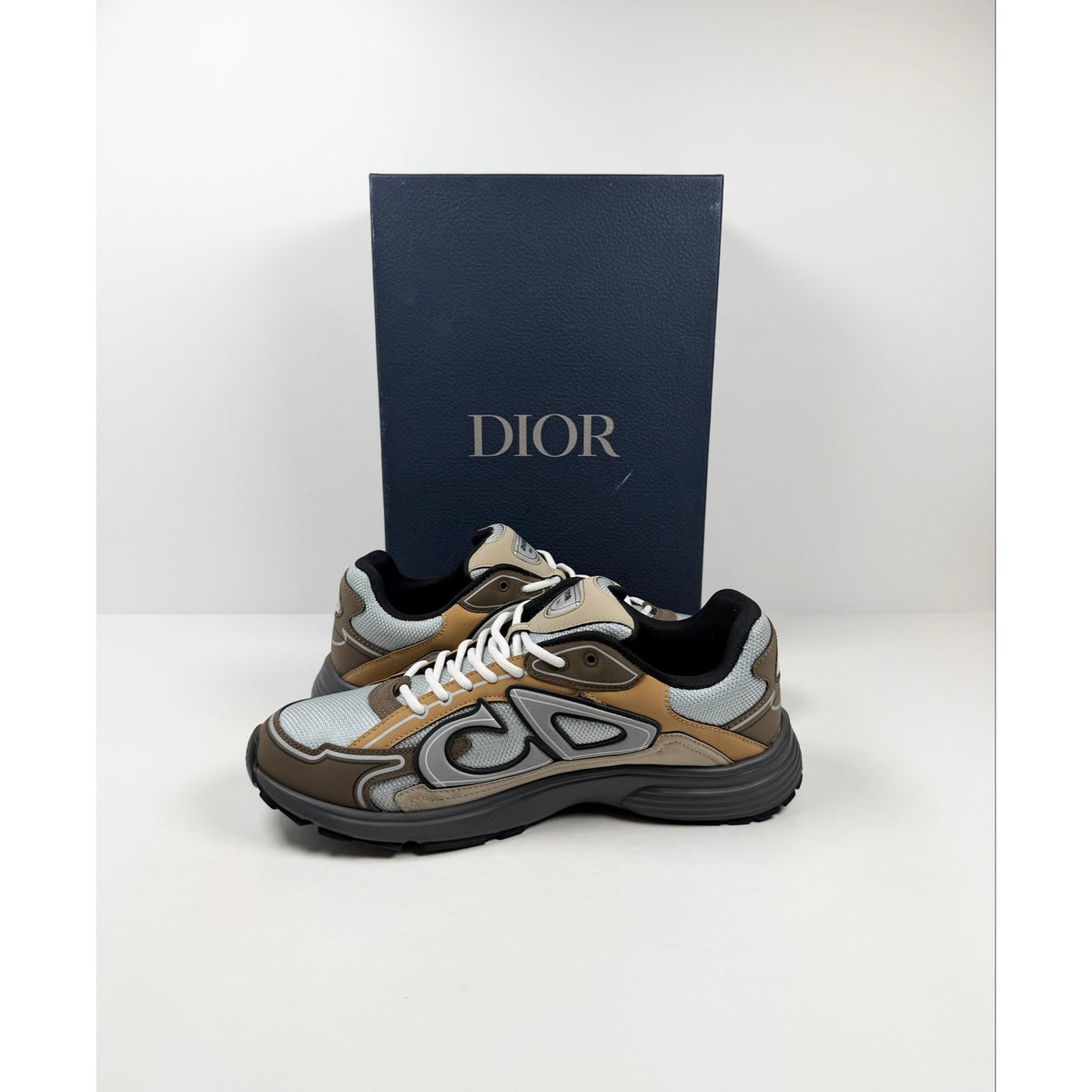 Size 46EU/13US - Dior B22 Brown Sneakers