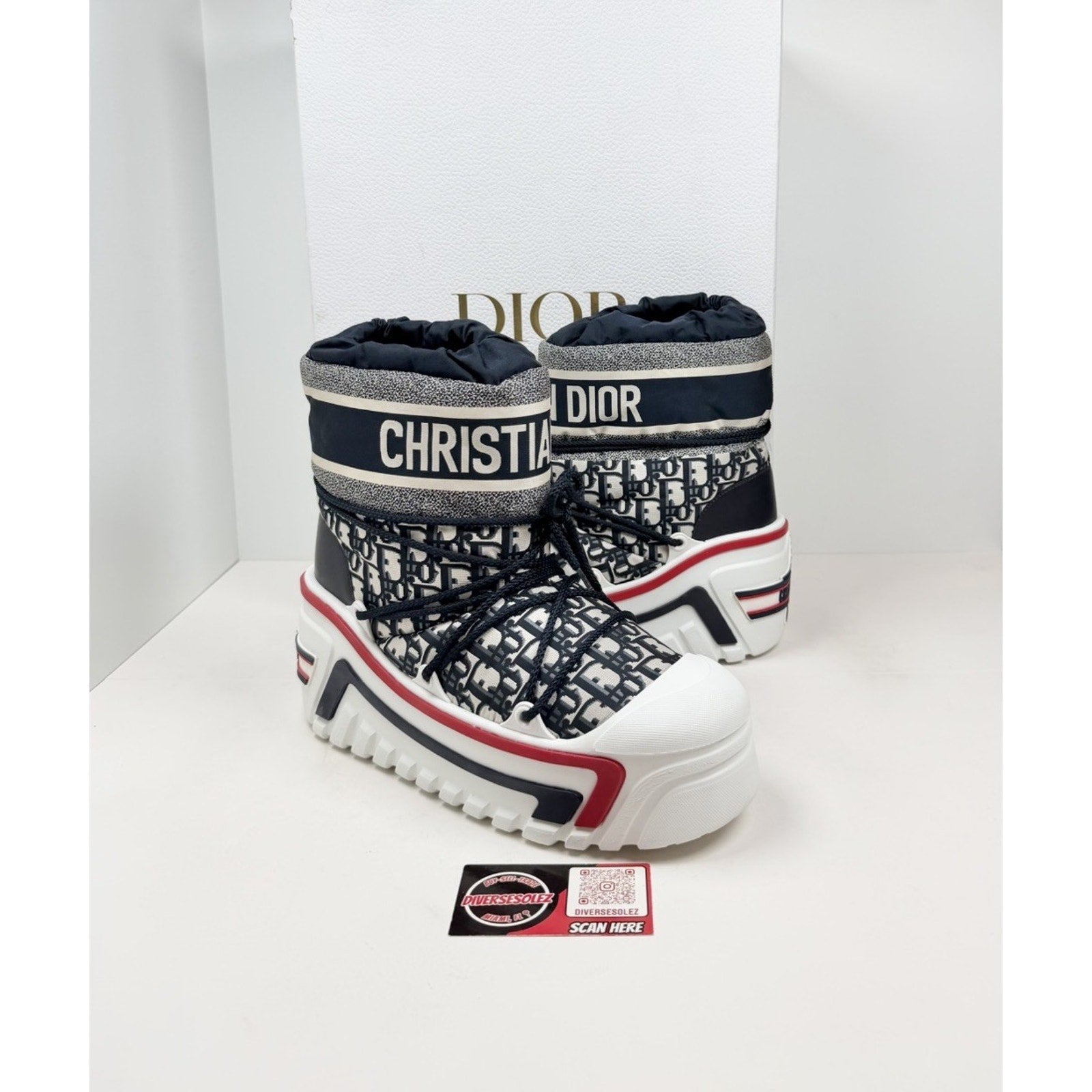 Fits Size (8-9) Christian Dior Alps Snow Boots NEW