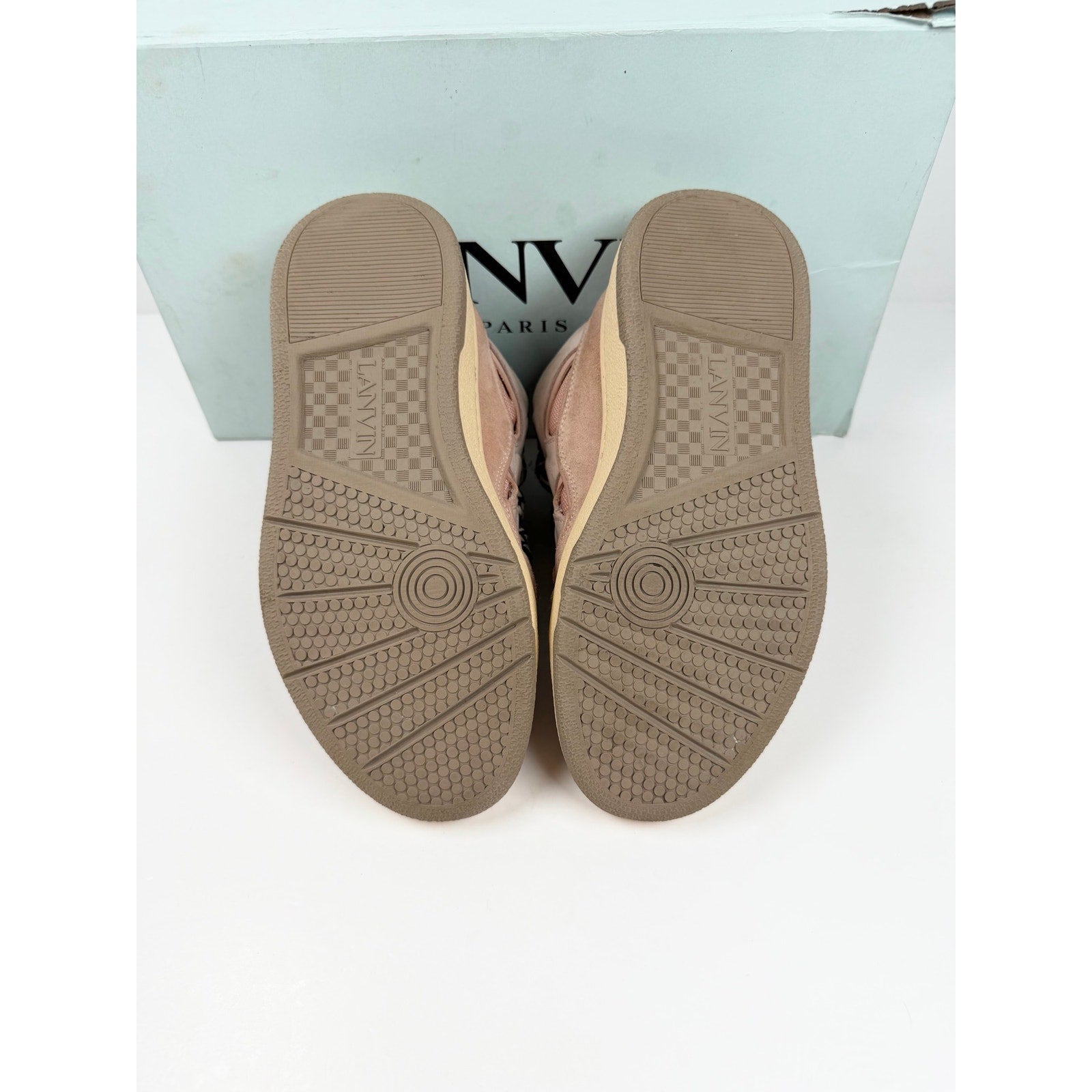 Size 37/7 - Lanvin Curb Pink Sneakers Women