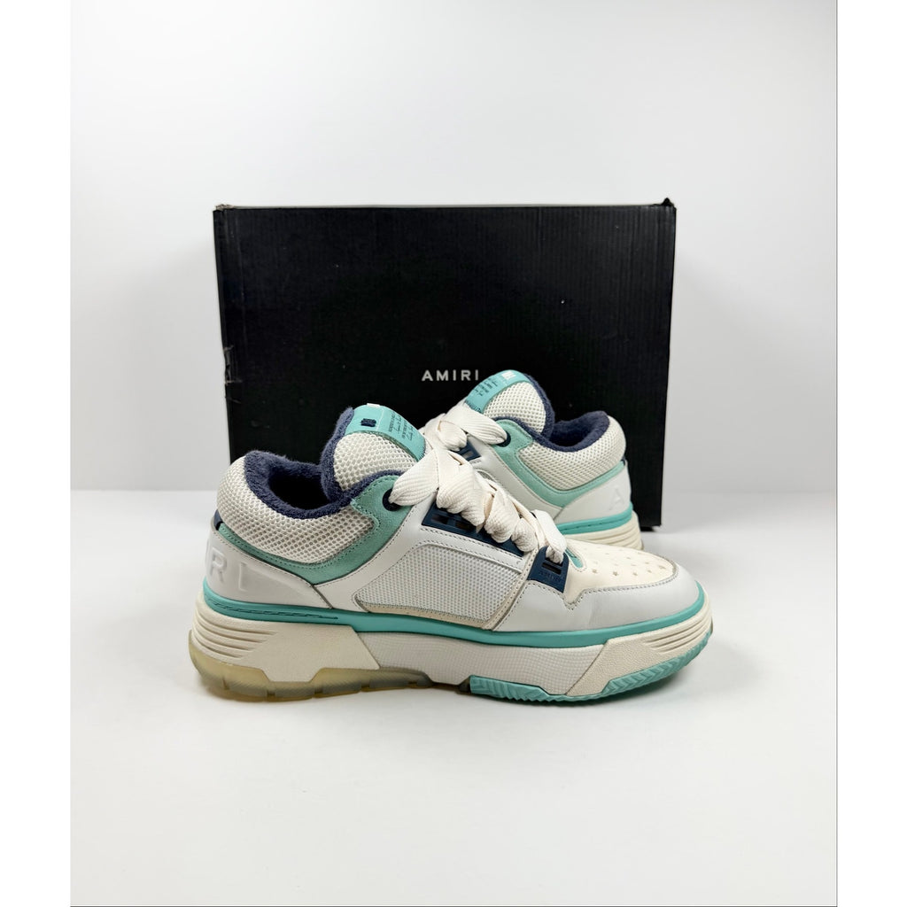Size 44EU/11US - Amiri MA-1 White Light Blue