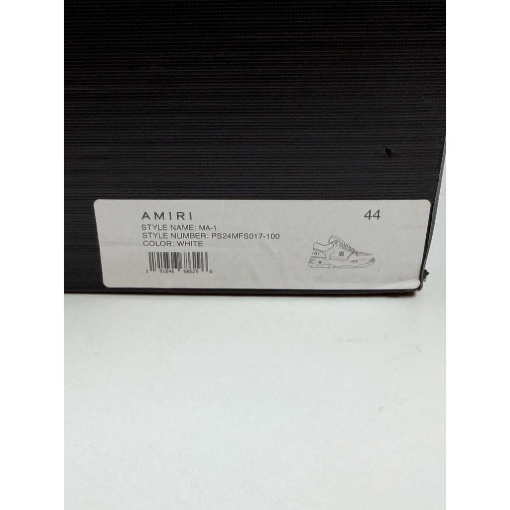 Size 44EU/11US - Amiri MA-1 White Sneakers
