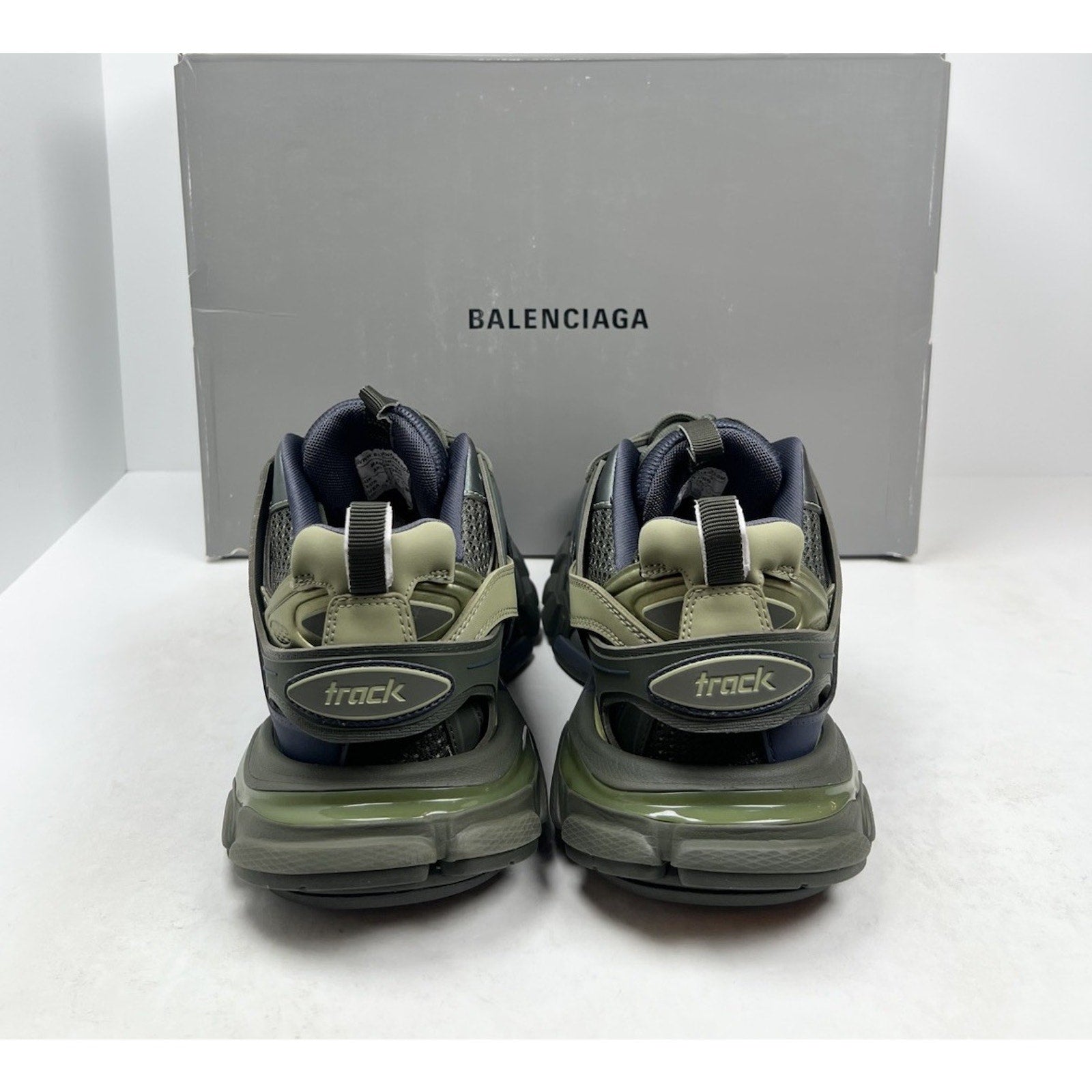 Size 40EU/7US - Balenciaga Track Green/Navy/Yellow NEW