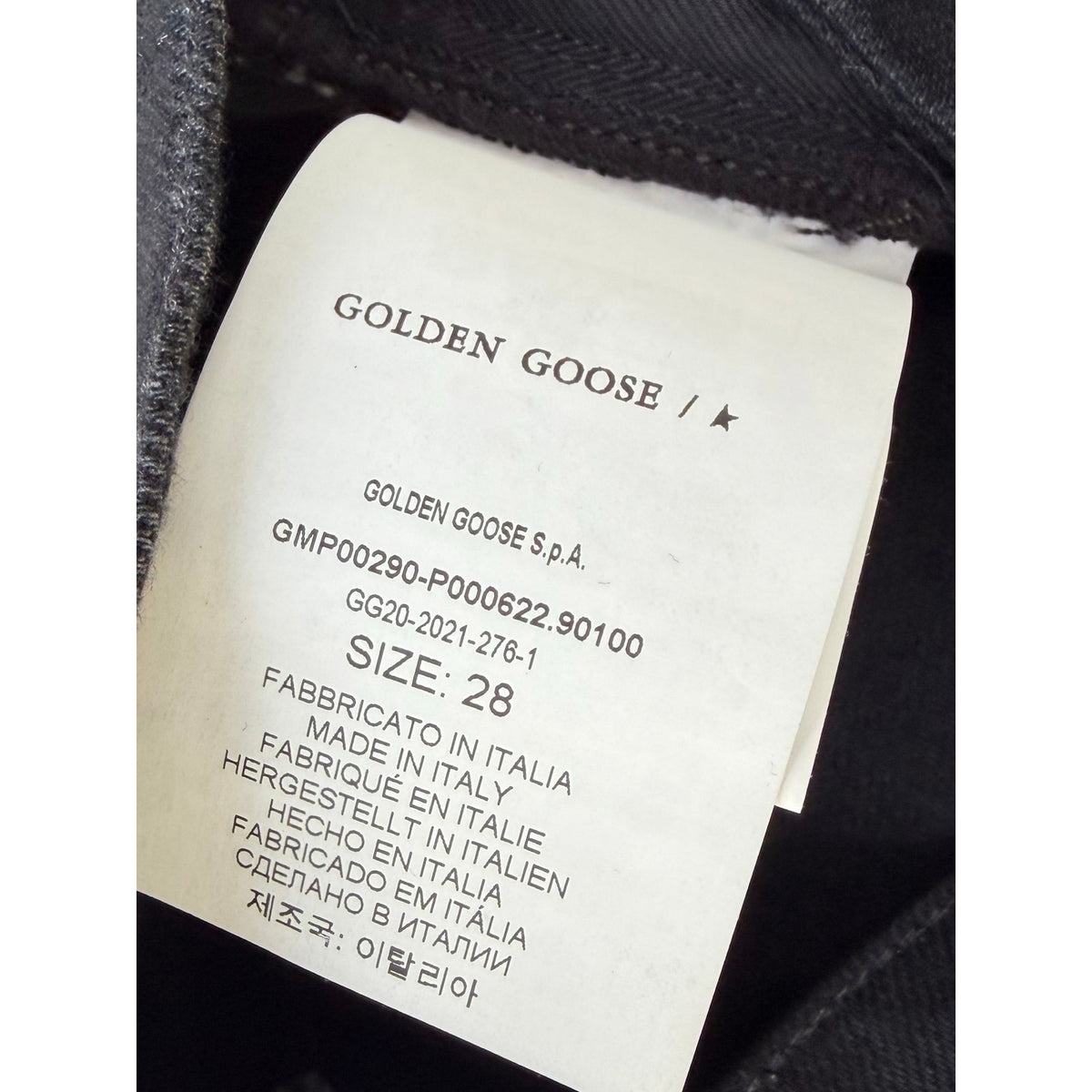 Size 28 - Golden Goose Denim Black Jeans NEW