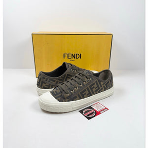 Size 9UK/10US - Fendi FF Jacquard Low Top