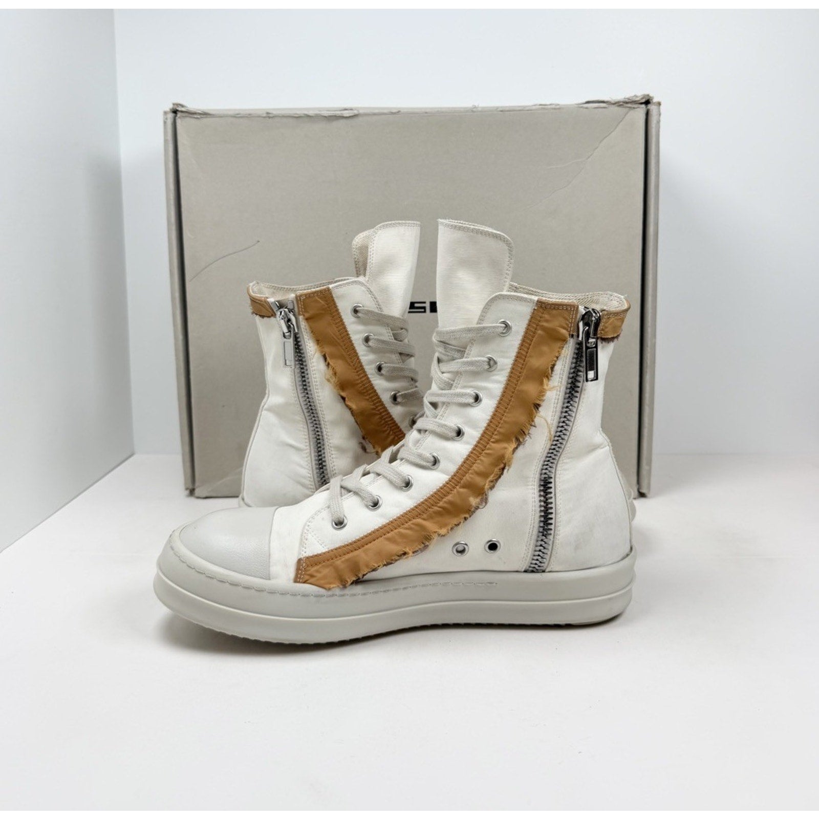 Size 41EU/8US - Rick Owens DRKSHDW High Top Ramones