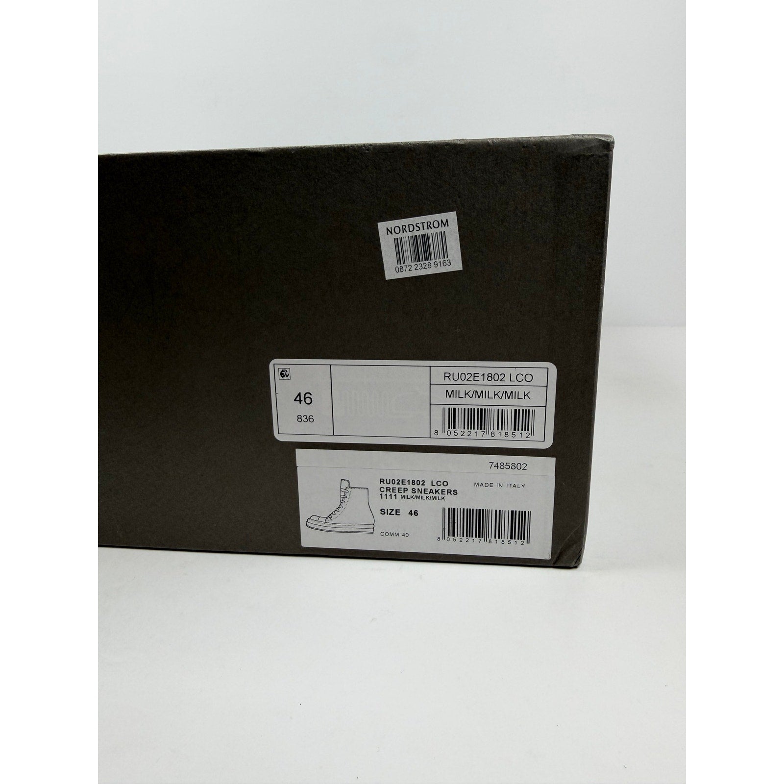 Size 46EU/13US - Rick Owens Mainline Leather Ramones