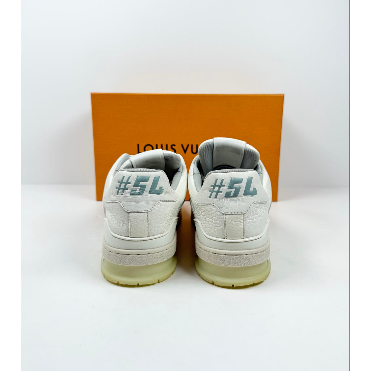 Size 7.5UK/8.5US - Louis Vuitton White Leather Trainers