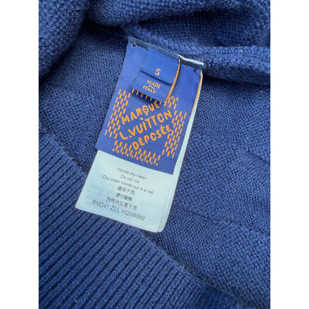 Size S - Louis Vuitton Damier Wool Crewneck