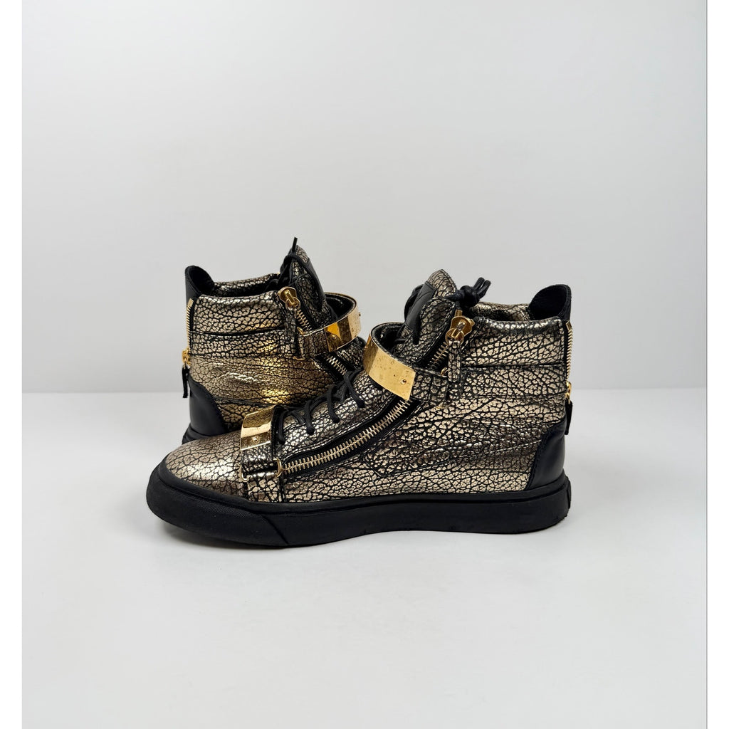 Size 12 - Giuseppe Zanott Metallic High Top