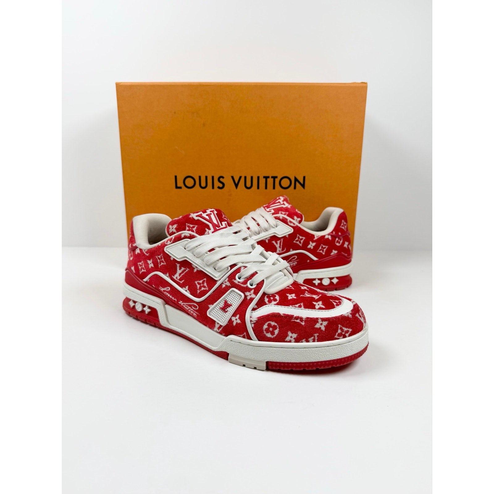 Size 7UK/8US - Louis Vuitton Monogram Textile Trainers