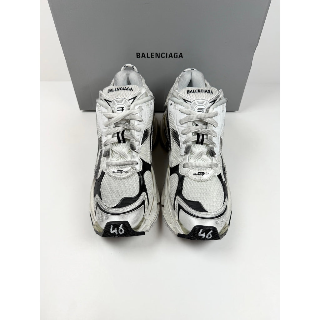 Size 46EU/13US - Balenciaga Runner White Black NEW