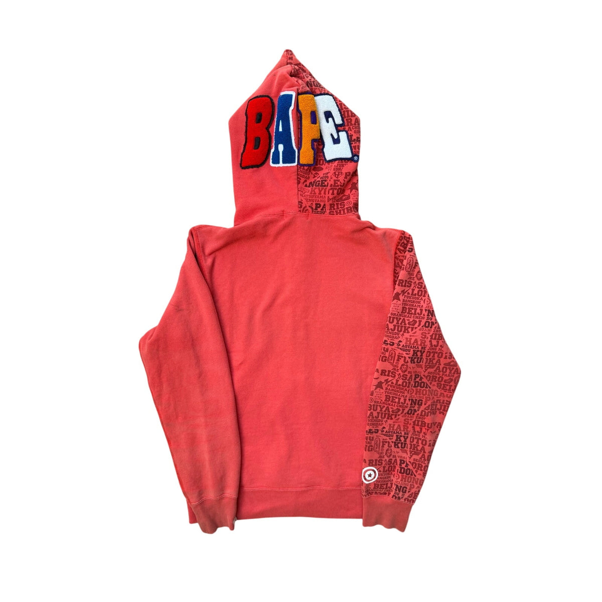 Size L - Bape XXV Cities Camo 2nd Ape Zip Hoodie