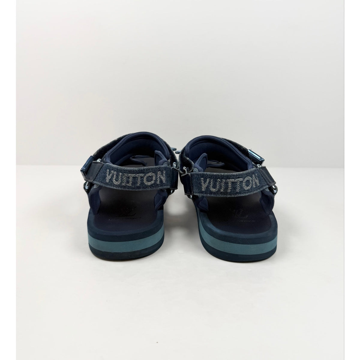 Size 7.5UK/8.5US - Louis Vuitton Panama Denim Sandals