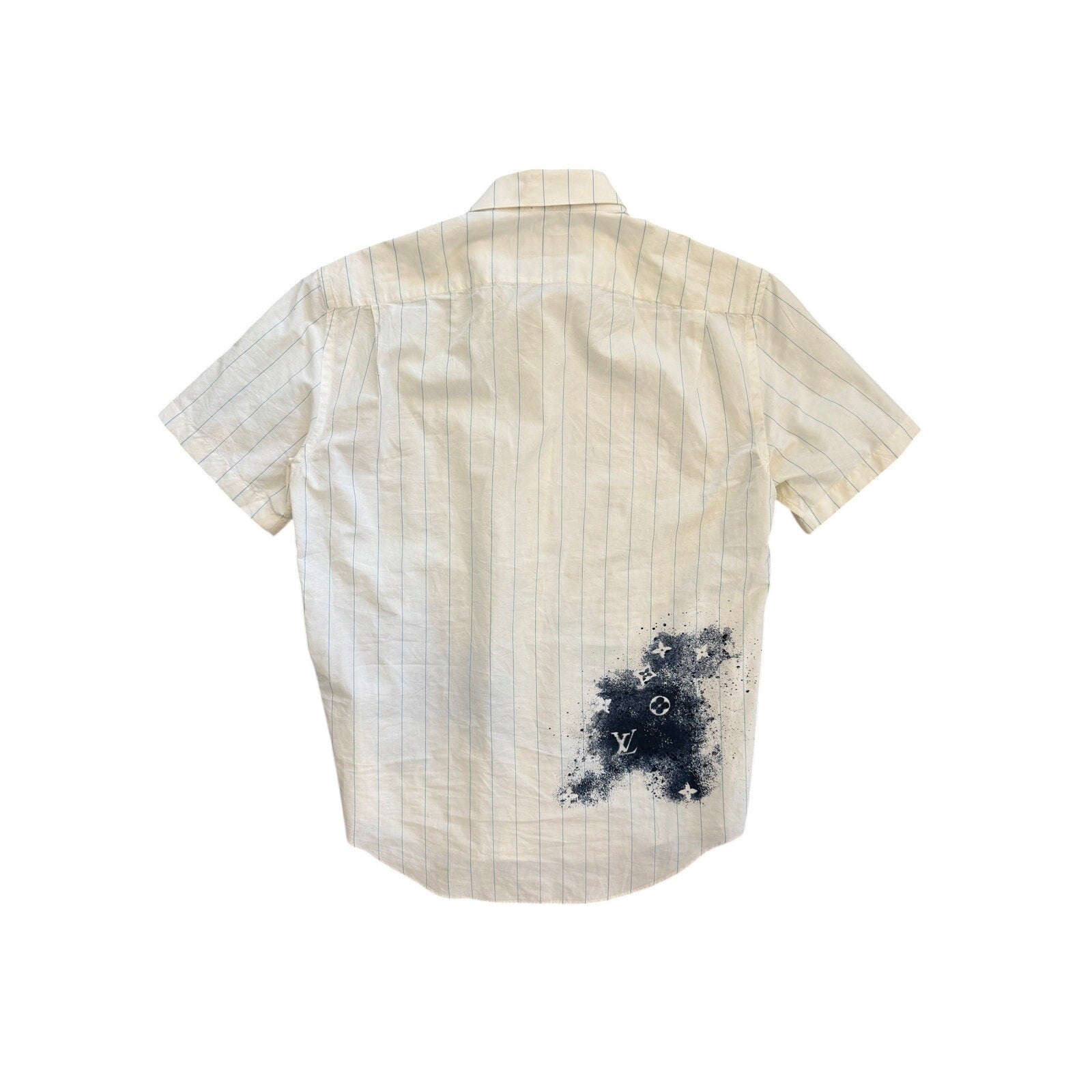 Size S - Louis Vuitton x Virgil Ink Monogram Shirt