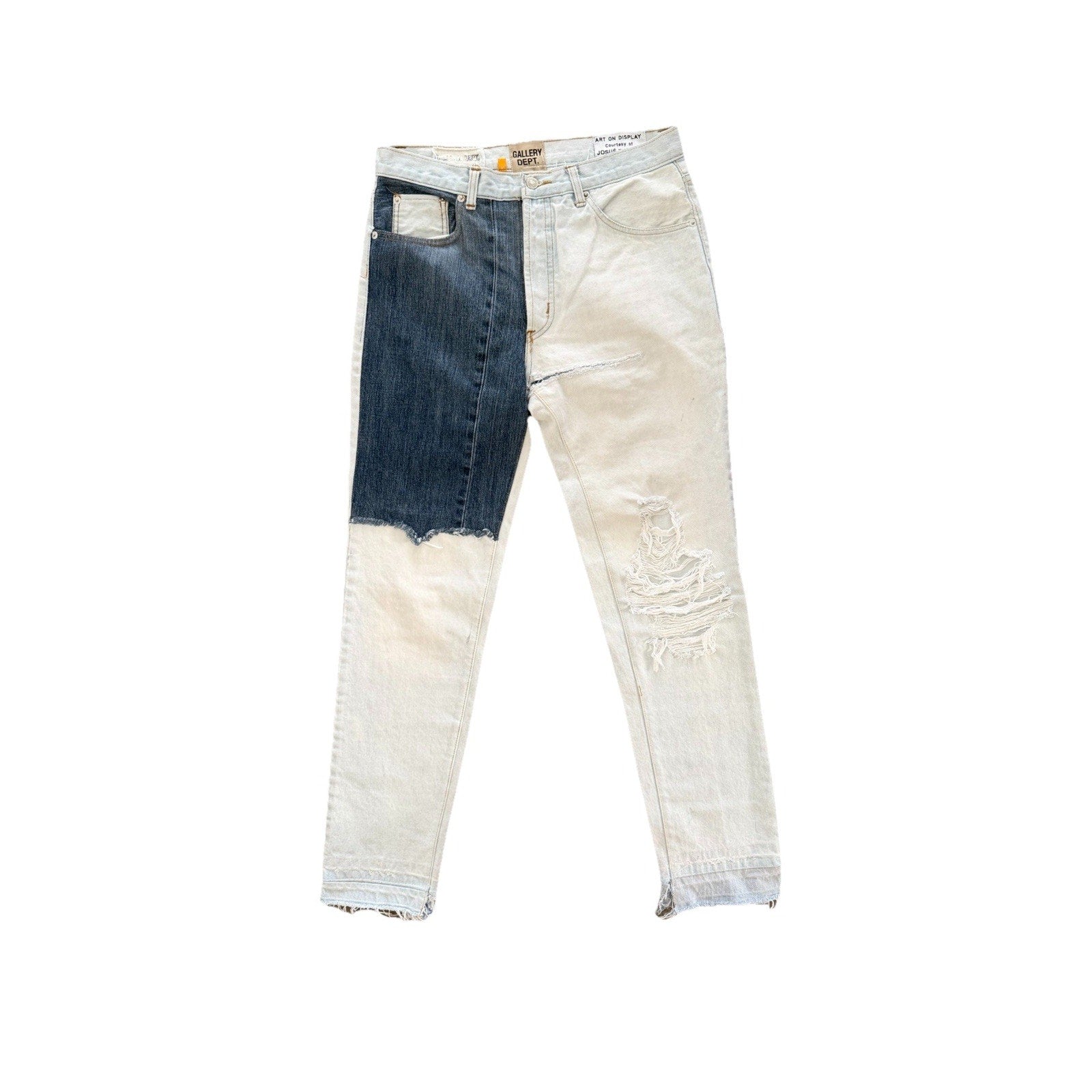 Size 31 - Gallery Dept Ken Denim Distressed Patchwork Jeans