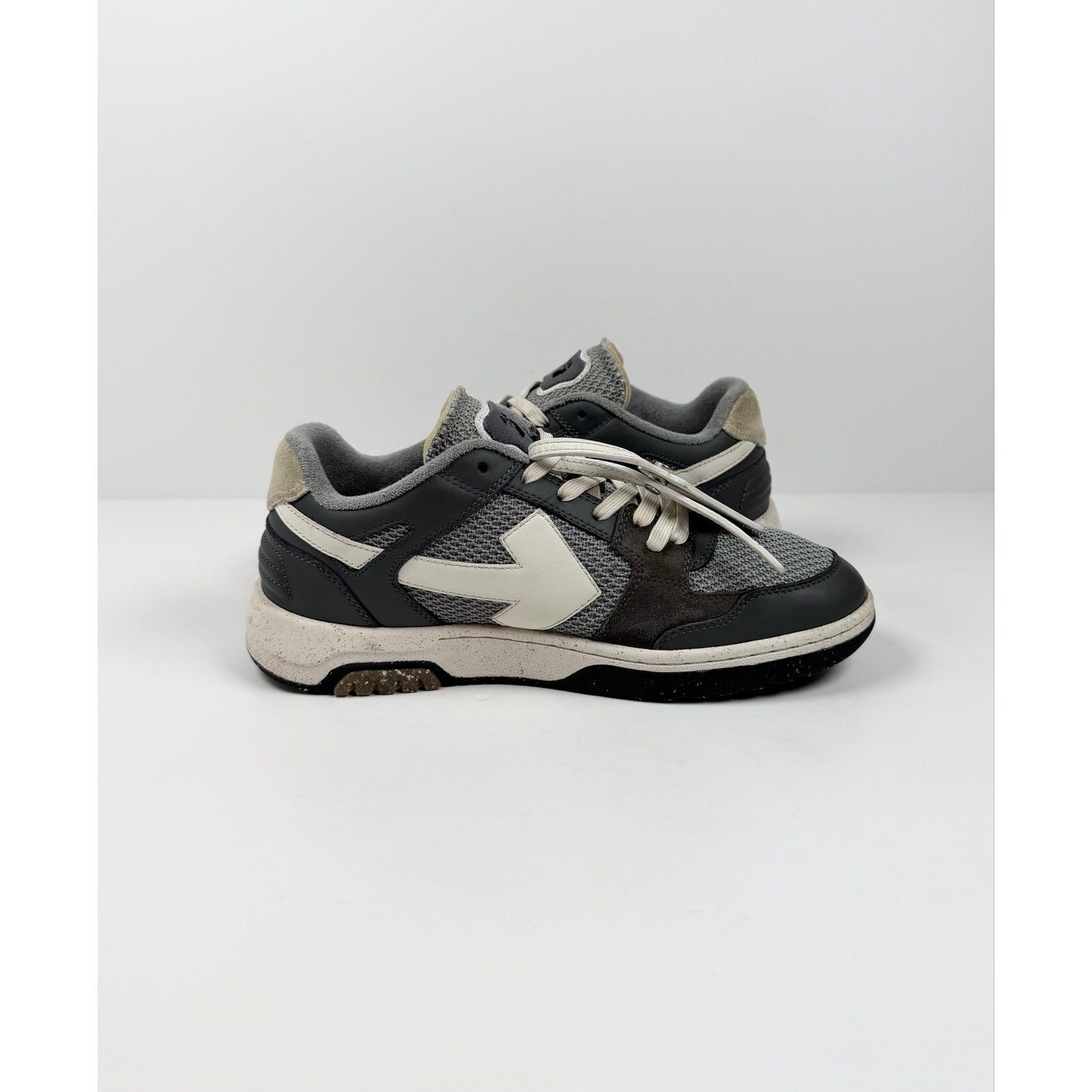 Size 43EU/10US - Off-White Out Of Office Grey White Sneakers