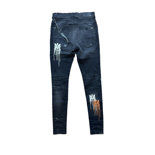 Size 34 - Amiri Aged Black MA Drip Jeans NEW