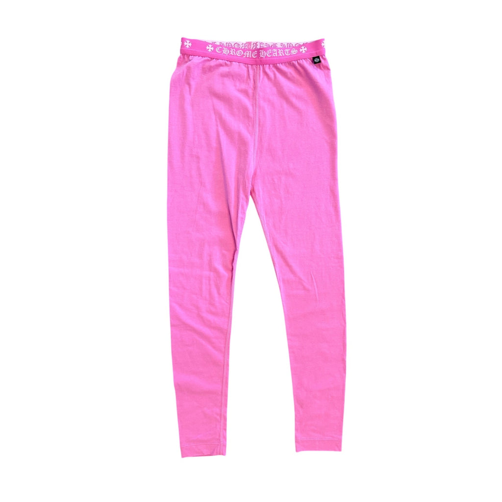 Size M - Chrome Hearts horseshoe leggings pink NEW