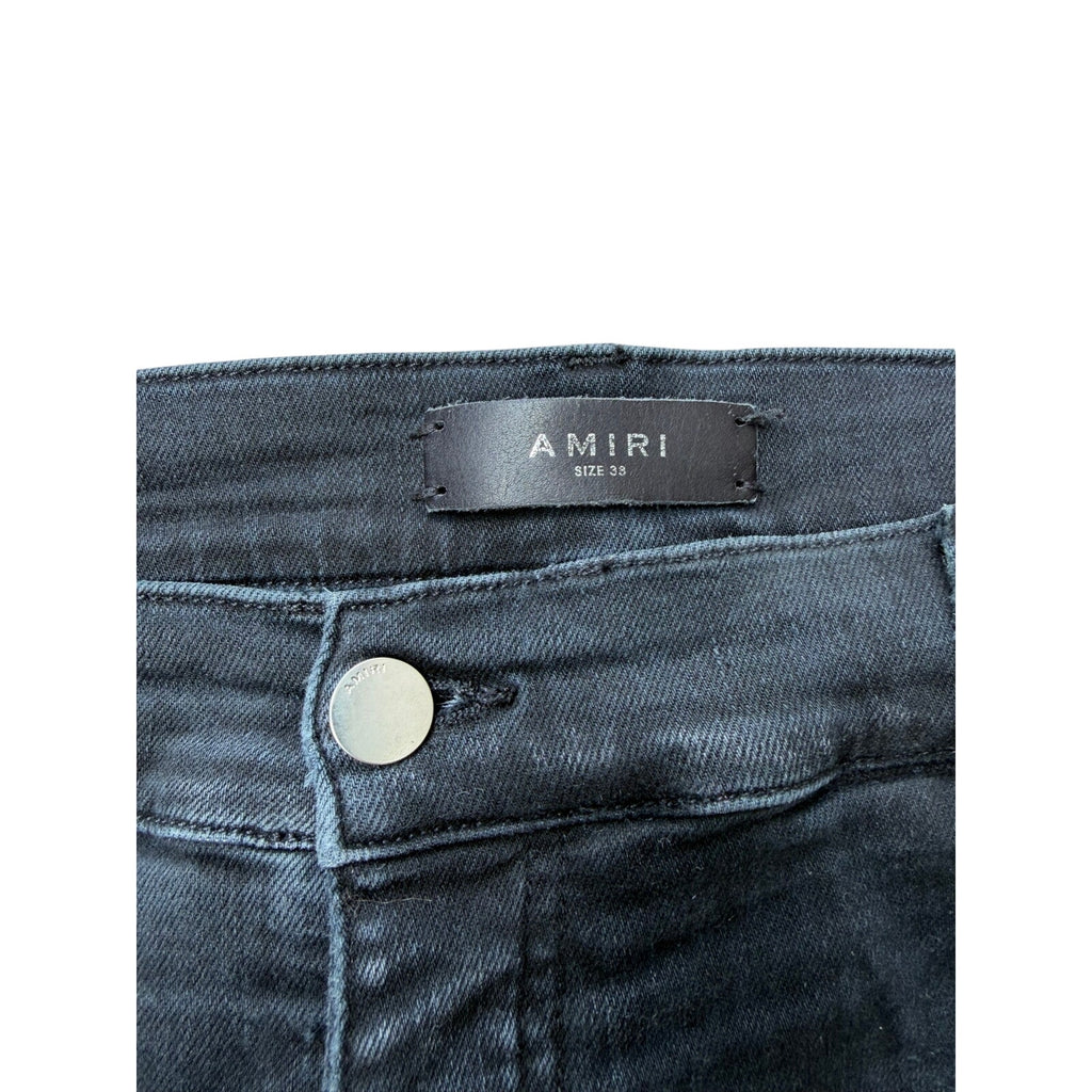 Size 38 - Amiri Patch Black Jeans