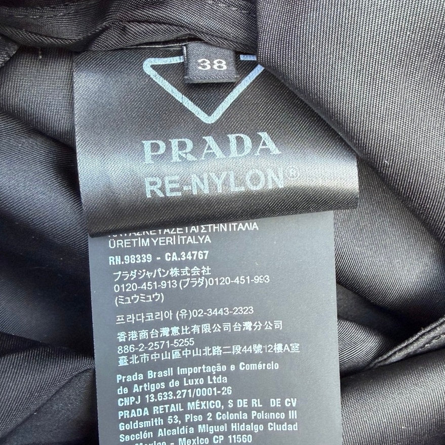 Size S - Prada Nylon Mini Dress NEW