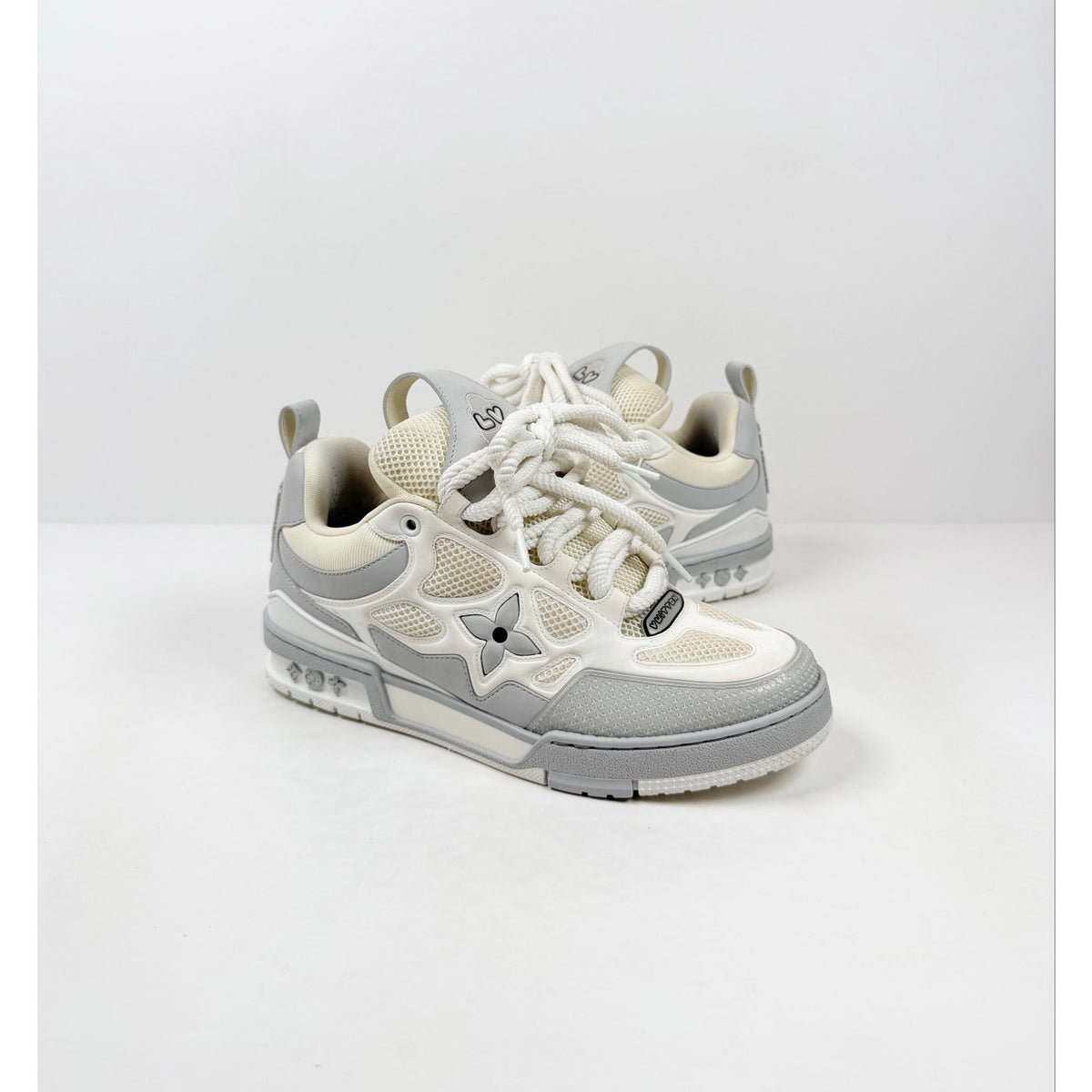 Size 7UK/8US - Louis Vuitton Skate White Grey